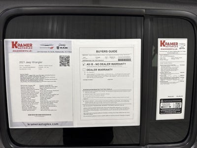 2021 Jeep Wrangler Unlimited Unlimited Rubicon