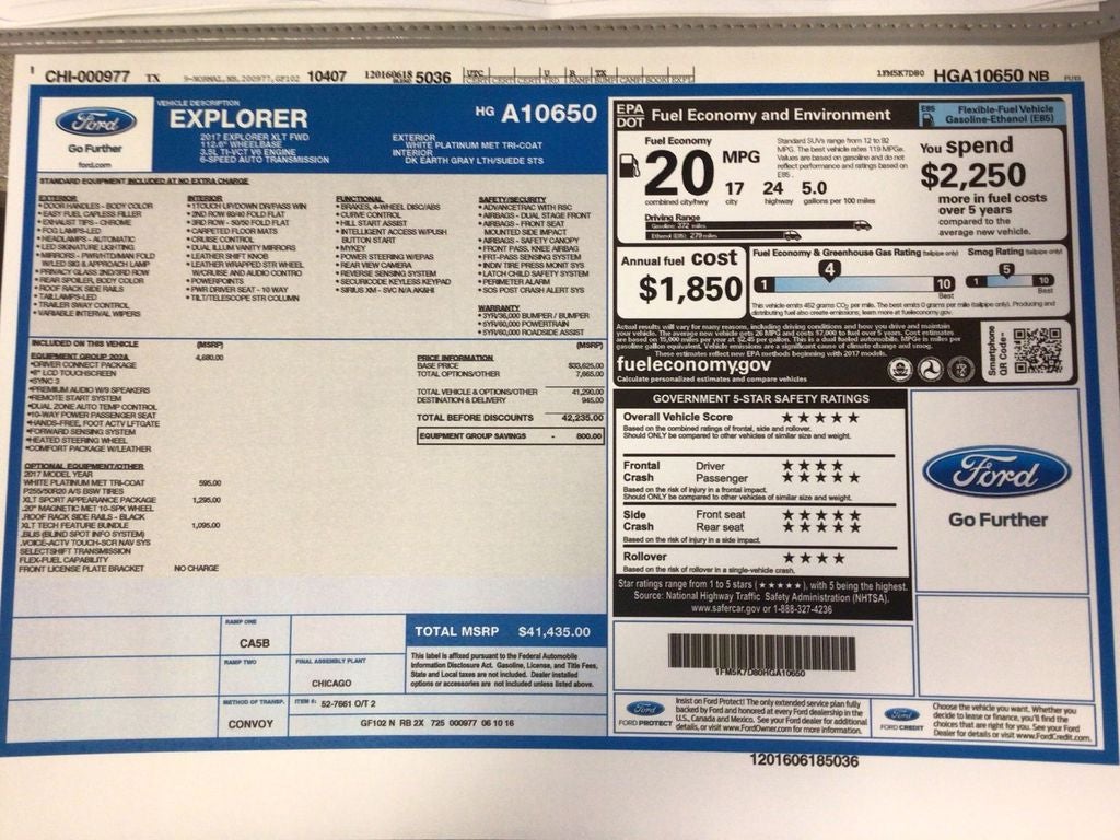 2017 Ford Explorer XLT