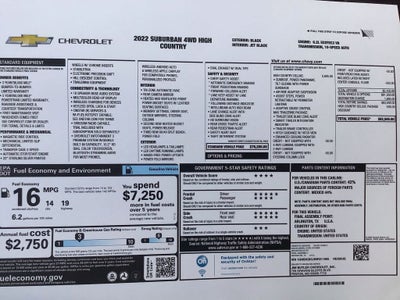 2022 Chevrolet Suburban High Country