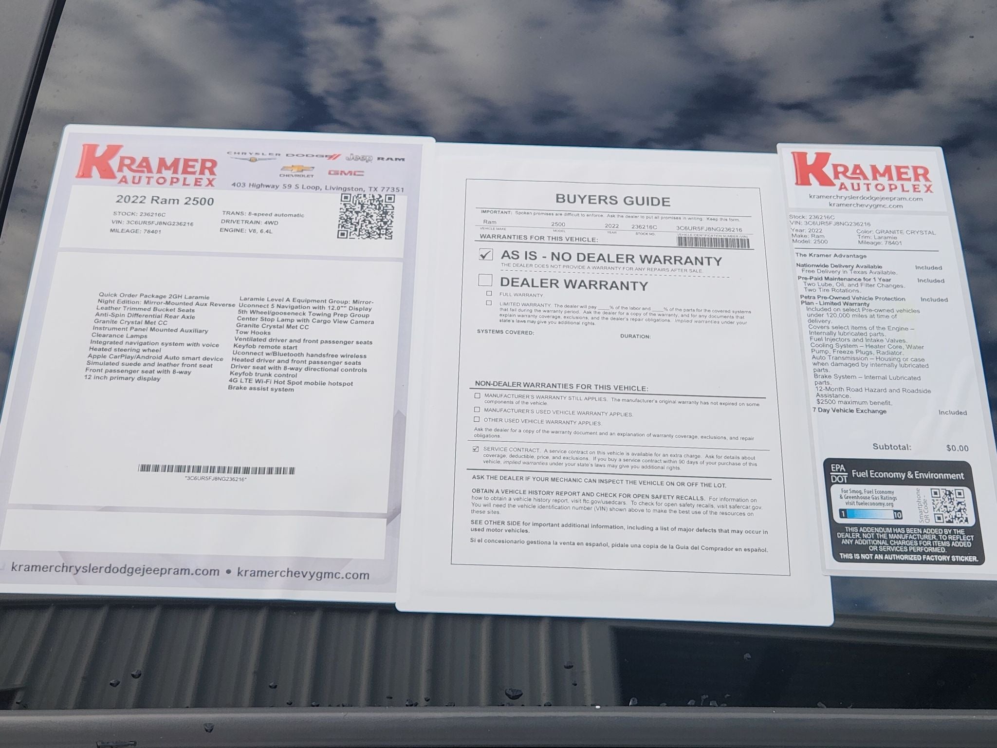 2022 RAM Ram 2500 Laramie
