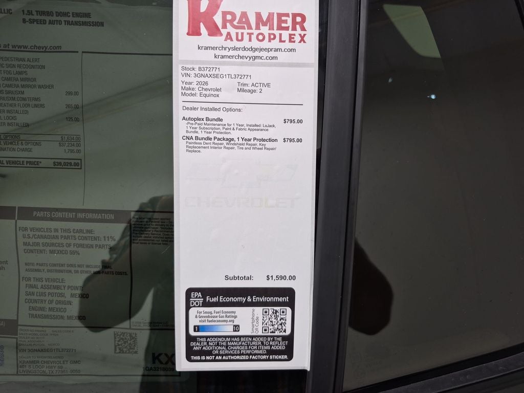 2026 Chevrolet Equinox ACTIV