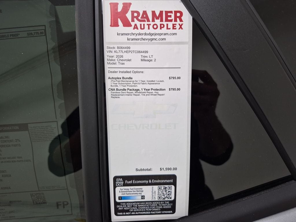 2026 Chevrolet Trax LT