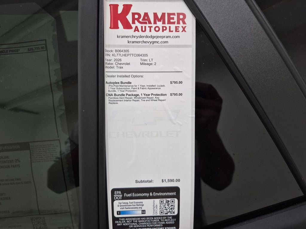 2026 Chevrolet Trax LT