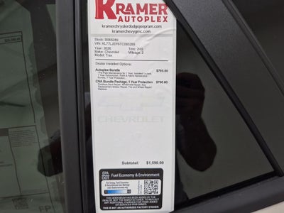 2026 Chevrolet Trax 2RS