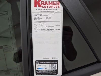 2026 Chevrolet Trax 2RS