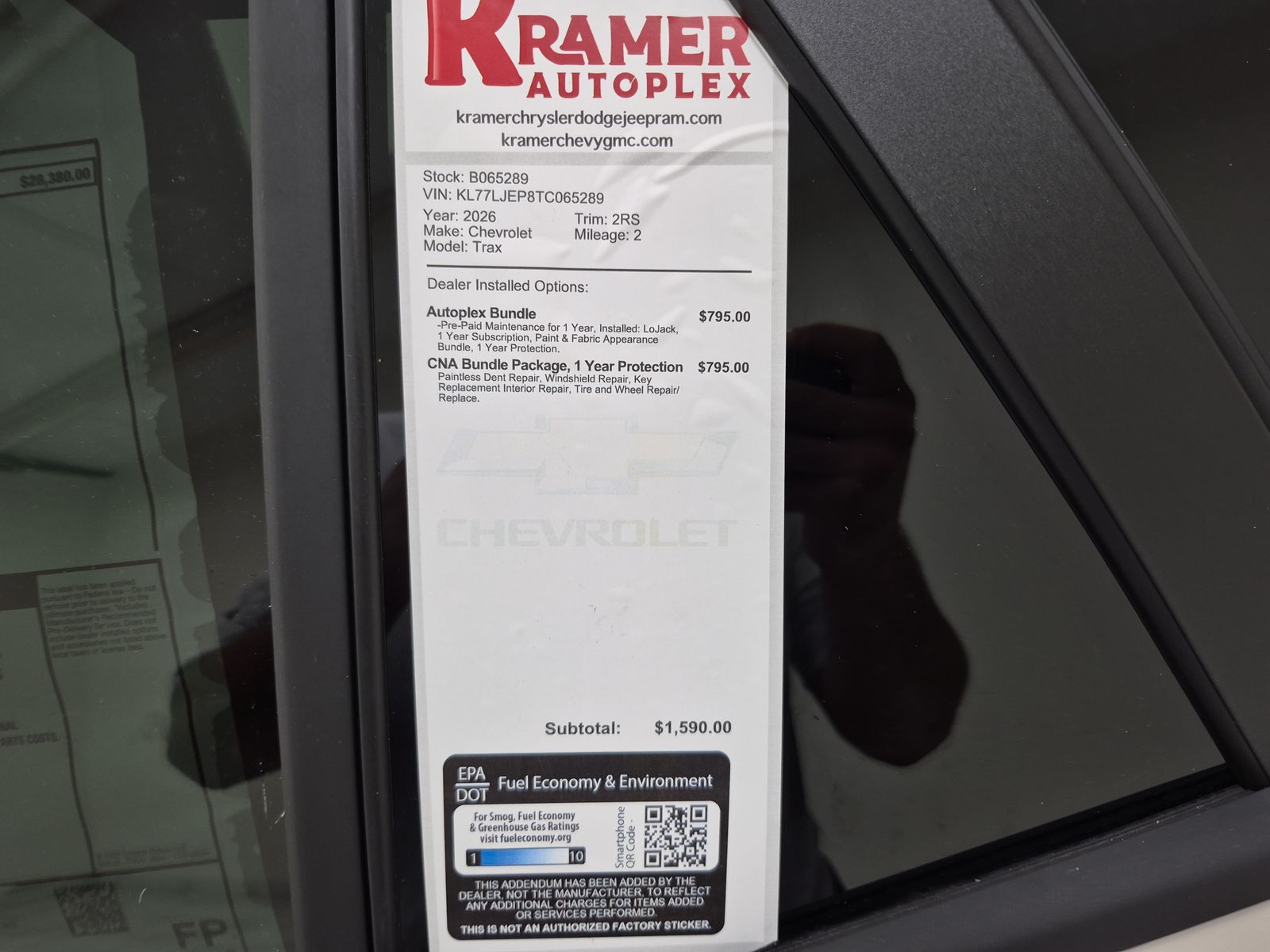 2026 Chevrolet Trax 2RS