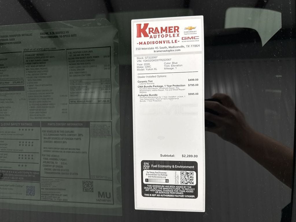 2026 GMC Yukon XL Elevation