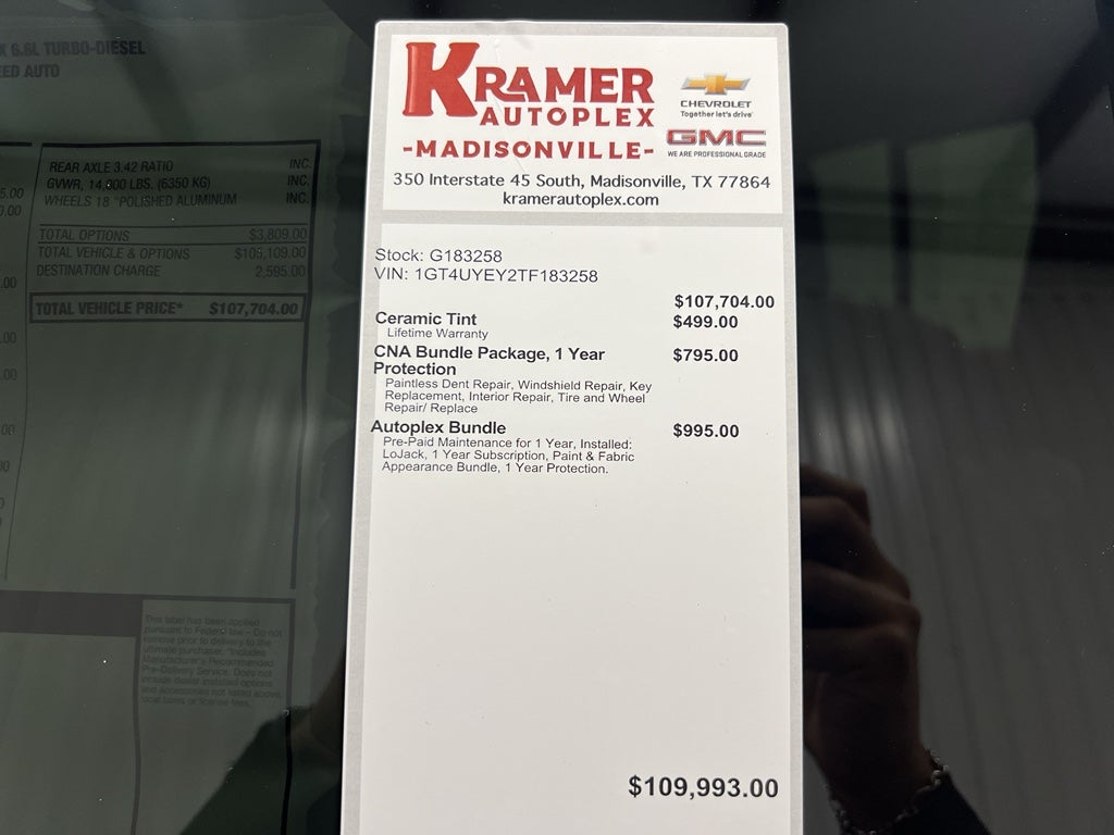 2026 GMC Sierra 3500 HD Denali Ultimate DRW