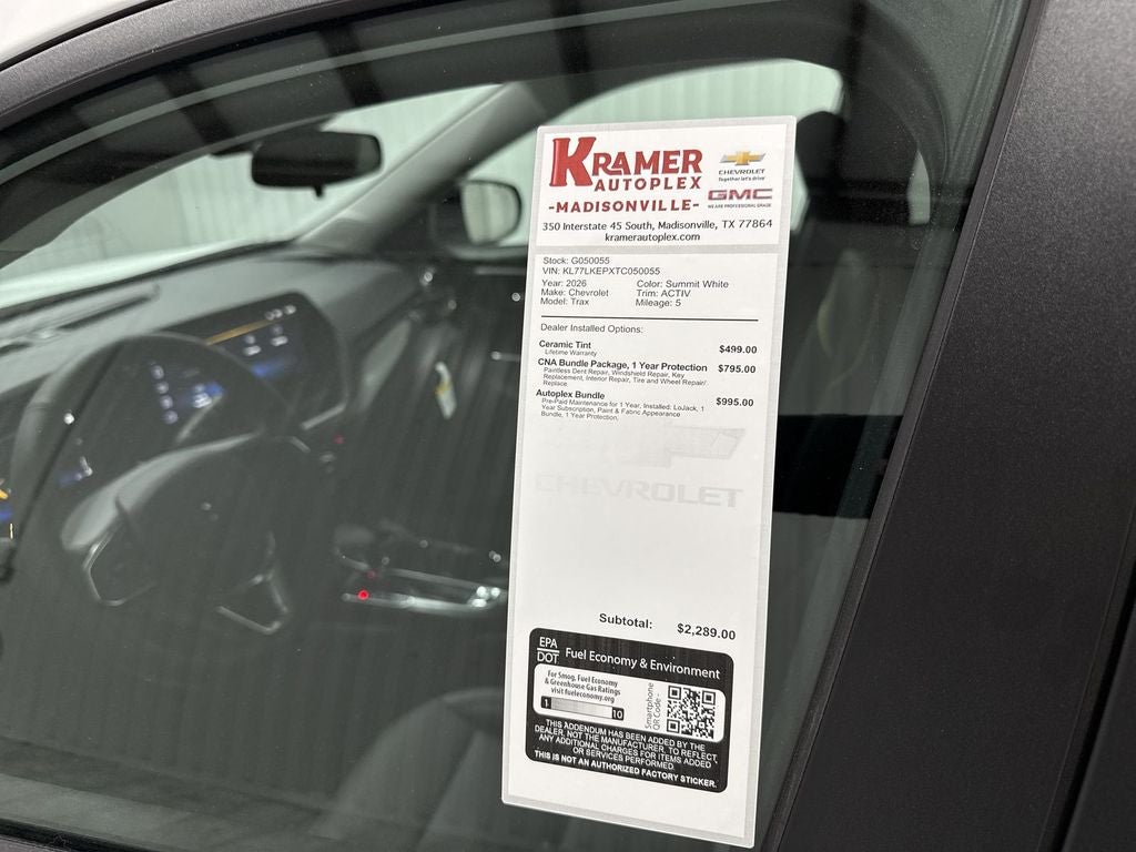 2026 Chevrolet Trax ACTIV