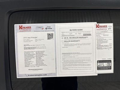 2015 Jeep Wrangler Sport
