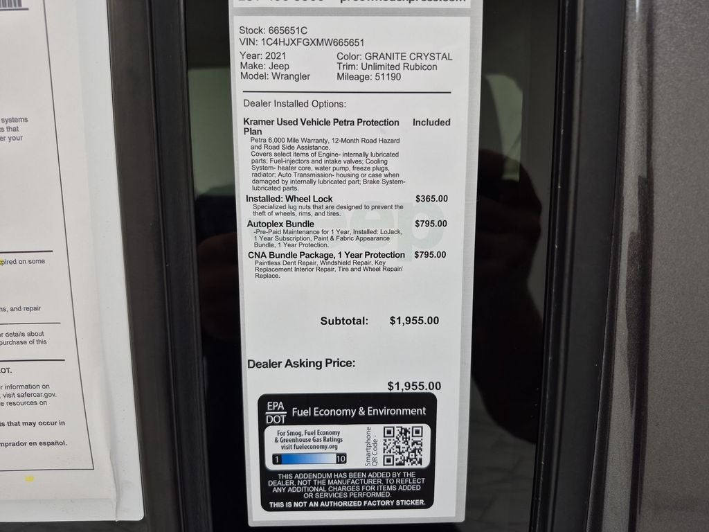 2021 Jeep Wrangler Unlimited Rubicon 4X4