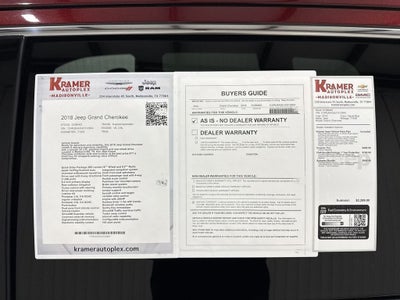 2018 Jeep Grand Cherokee Laredo E 4x2