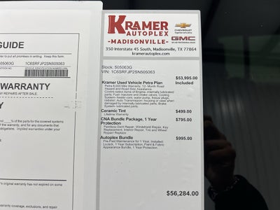 2025 RAM 1500 Laramie Crew Cab 4x4 5'7' Box