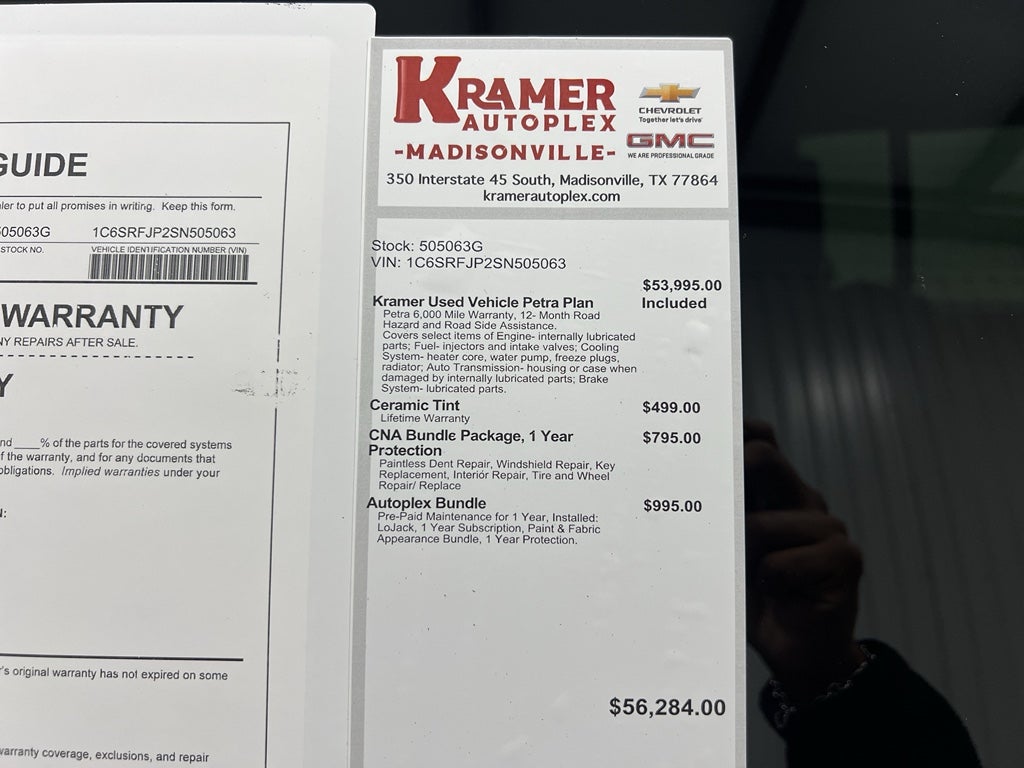 2025 RAM 1500 Laramie Crew Cab 4x4 5'7' Box