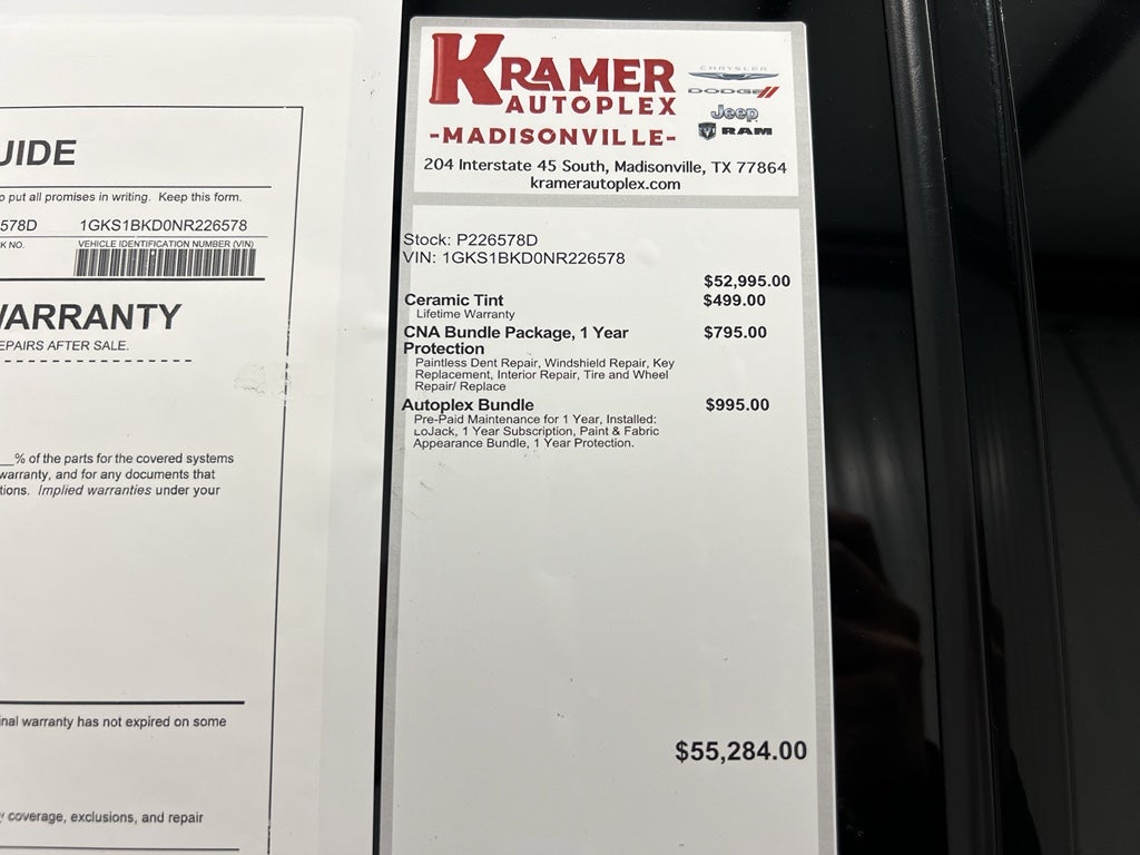 2022 GMC Yukon 2WD SLT