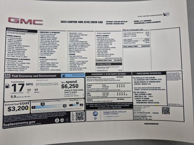 2024 GMC Canyon 4WD AT4X
