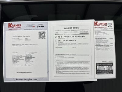 2017 Cadillac Escalade Premium Luxury