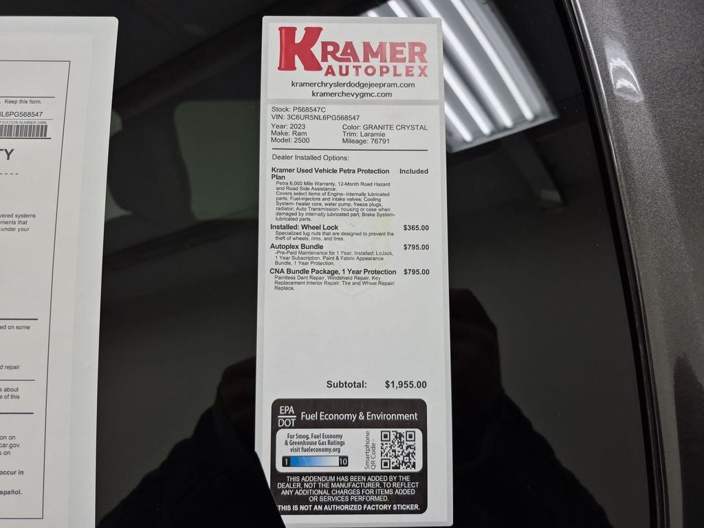 2023 RAM 2500 Laramie Mega Cab 4x4 6'4' Box