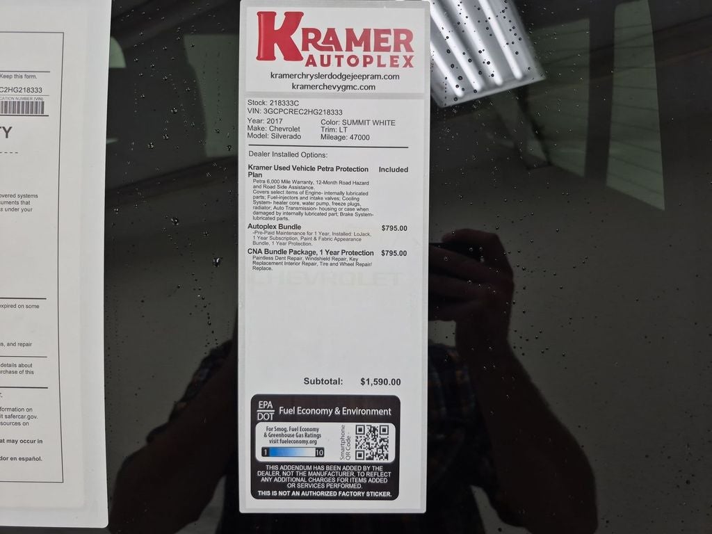 2017 Chevrolet Silverado 1500 1LT