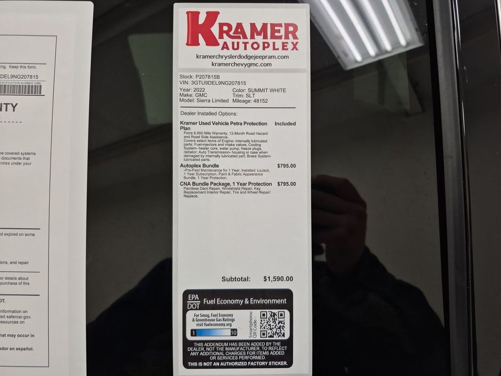 2022 GMC Sierra Limited SLT