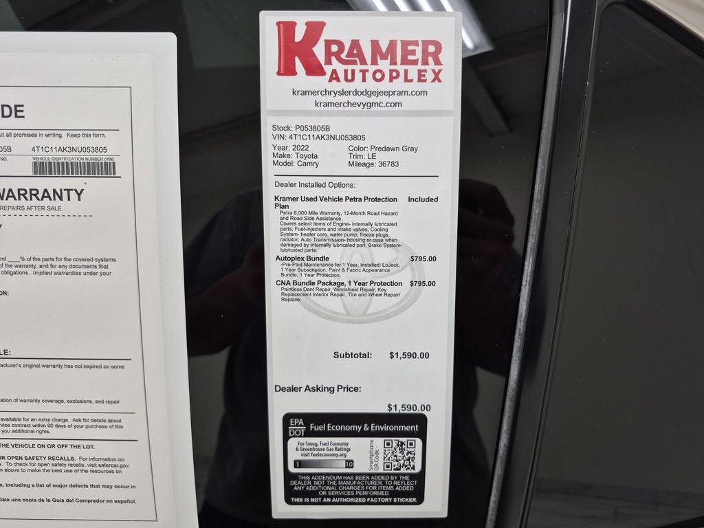 2022 Toyota Camry LE