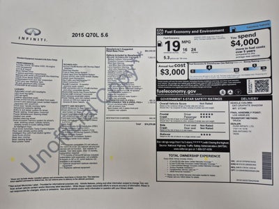 2015 INFINITI Q70L 5.6