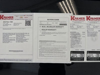 2022 RAM 1500 Lone Star Crew Cab 4x2 6'4" Box