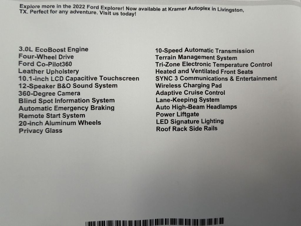 2022 Ford Explorer XLT