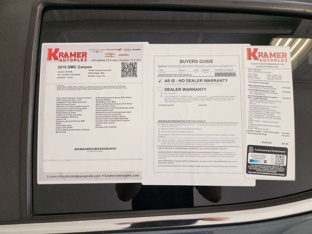 2019 GMC Canyon 4WD Denali