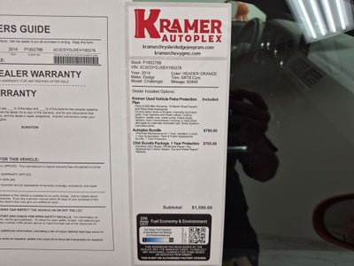 2014 Dodge Challenger SRT8 Core