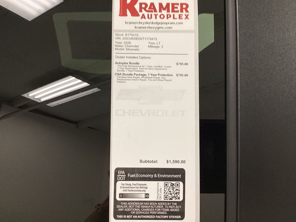 2026 Chevrolet Silverado 1500 LT