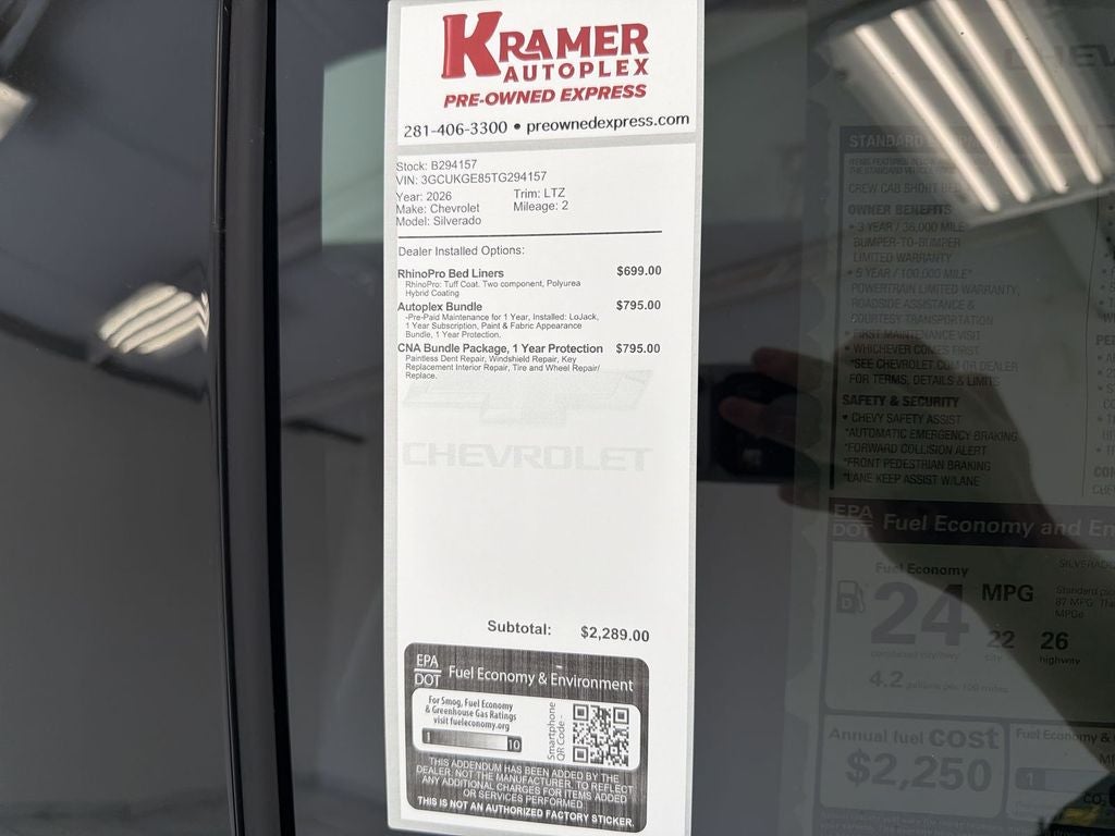 2026 Chevrolet Silverado 1500 LTZ