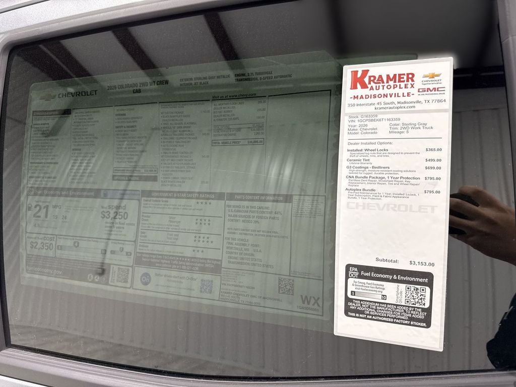 2026 Chevrolet Colorado WT