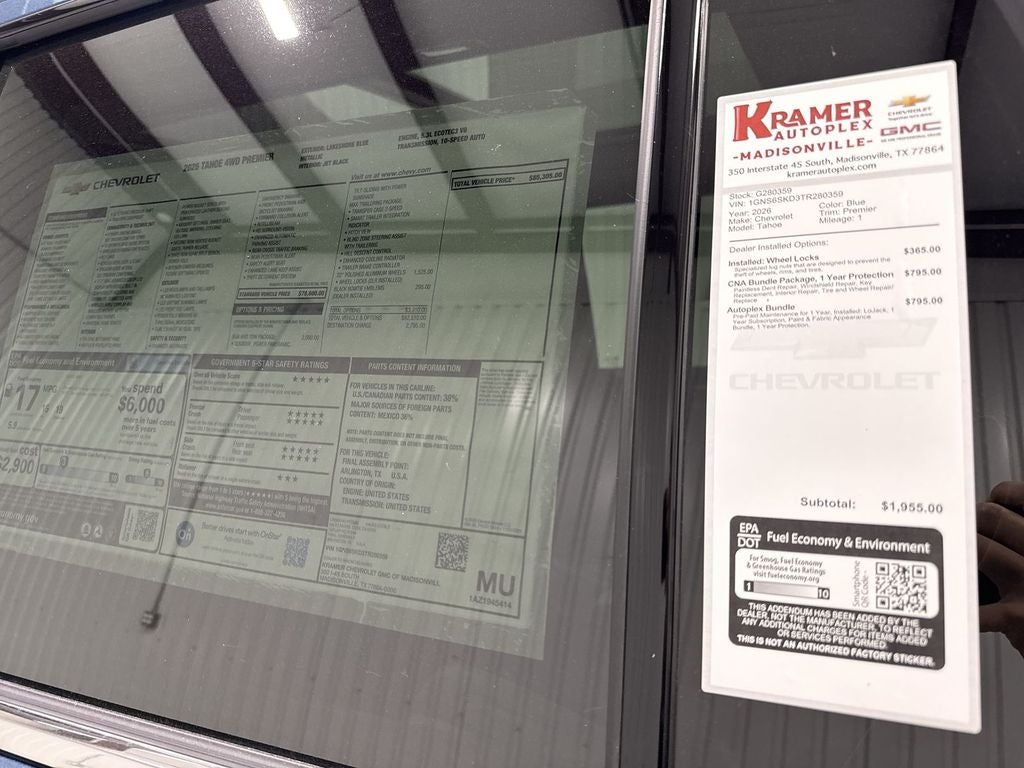 2026 Chevrolet Tahoe Premier