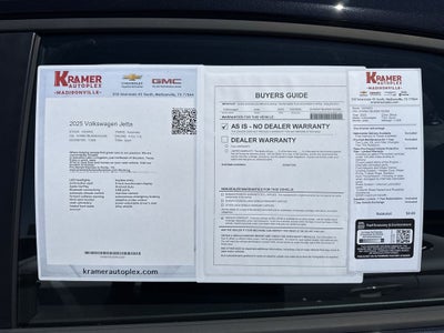 2025 Volkswagen Jetta 1.5T Sport