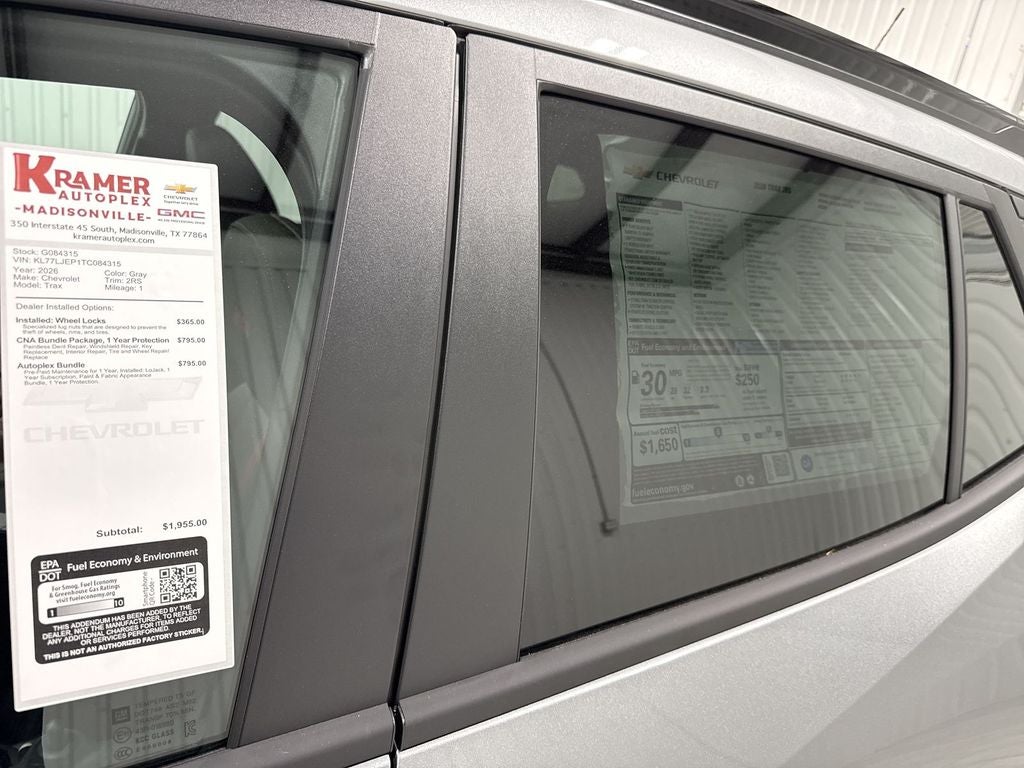 2026 Chevrolet Trax 2RS