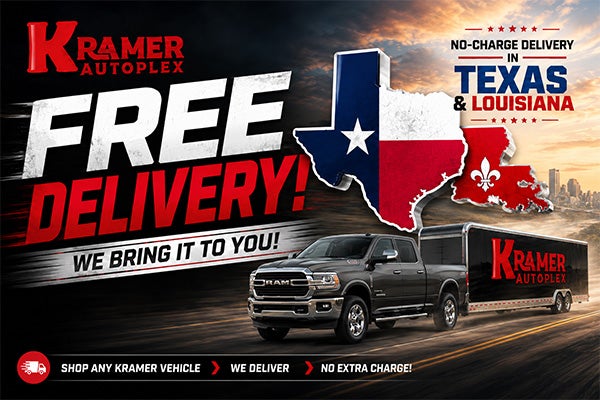 Free Delivery in Texas & Louisiana