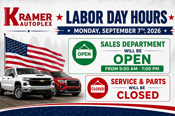 Labor Day Hours