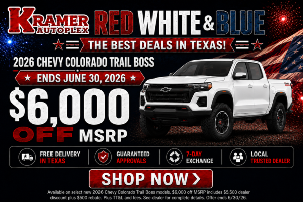 Kramer Chevy Livingston June Incentives