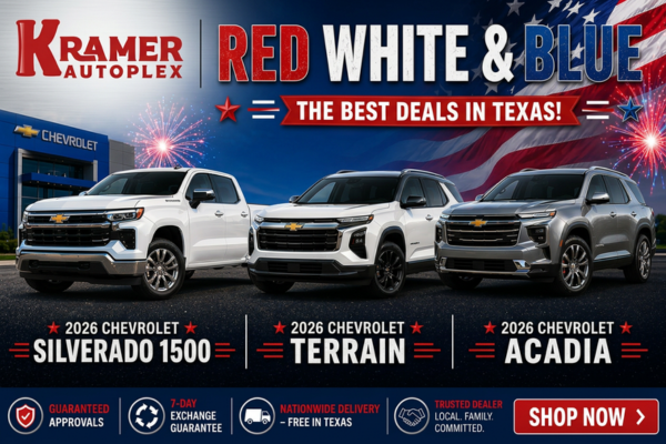 Kramer Chevrolet Livingston May Incentives