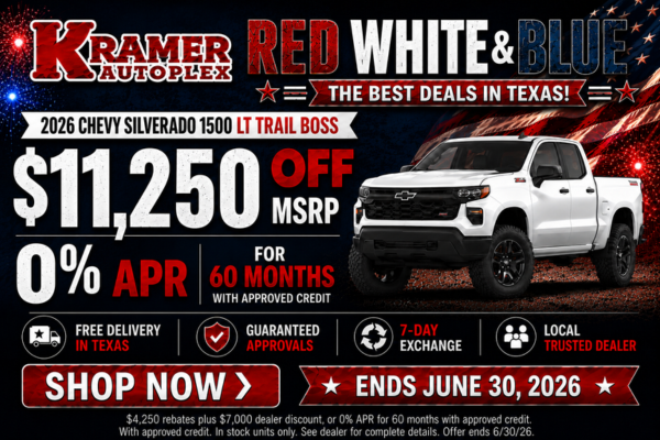 Kramer Chevy Livingston June Incentives